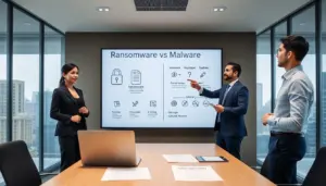 ransomware vs malware